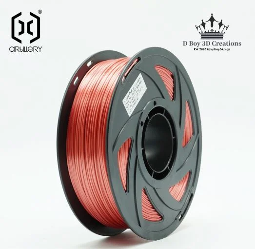 Artillery-Filament-Red Silk-PLA+ 1.75mm-1kg-SKU-ARTSREDPLA+175 -dboy3d.co.za-filament-and-printers.Order Online Artillery Filament Red Silk PLA+. 3D Printing specialist and filament supplier in South Africa. Nationwide Delivery. DBoy3D