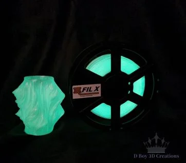 Fil X -Glow in the Dark Green -PLA 1.75mm-500g-SKU-FILGDGRNPLA175 -dboy3d.co.za-filament-and-printers.Order Online Fil X Filament Glow in the Dark Green PLA 3D Printing specialist and filament supplier in South Africa. Nationwide Delivery. DBoy3D