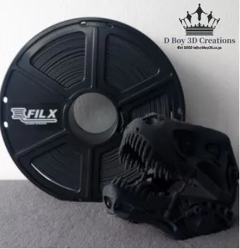 Fil X -Matt Black -PLA 1.75mm-1kg-SKU-FILMBLKPLA175 -dboy3d.co.za-filament-and-printers.Order Online Fil X Filament Matt Black PLA 3D Printing specialist and filament supplier in South Africa. Nationwide Delivery. DBoy3D