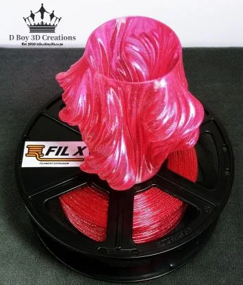 Fil X -Red Glitter -SBS 1.75mm-500g-SKU-FILGREDSBS175 -dboy3d.co.za-filament-and-printers.Order Online Fil X Filament Red Glitter SBS 3D Printing specialist and filament supplier in South Africa. Nationwide Delivery. DBoy3D