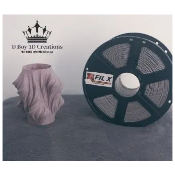Fil X -Grey-TPR-1.75mm-500g-SKU-FILXGRYTPR175 -dboy3d.co.za-filament-and-printers. Order Online Fil X Filament Grey TPR 3D Printing specialist and filament supplier in South Africa. Nationwide Delivery. DBoy3D
