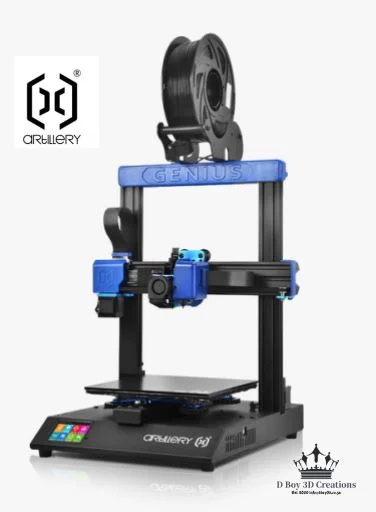 Artillery-Genius Pro-220mmx220x250mm-ARTGENP3DPRINT-dboy3d.co.za-filament-and-printers. Order Online Artillery Genius Pro 3D Printer. 3D Printing specialist and filament supplier in South Africa. Nationwide Delivery. DBoy3D