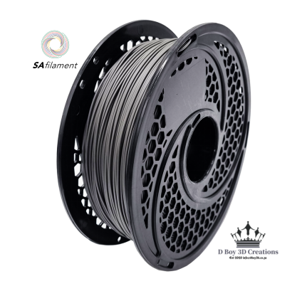 SA -Filament-Grey -PETG 1.75mm-1kg-SKU-SAFGRYPETG175 -dboy3d.co.za-filament-and-printers.Order Online SA Filament Grey PETG. 3D Printing specialist and filament supplier in South Africa. Nationwide Delivery. DBoy3D