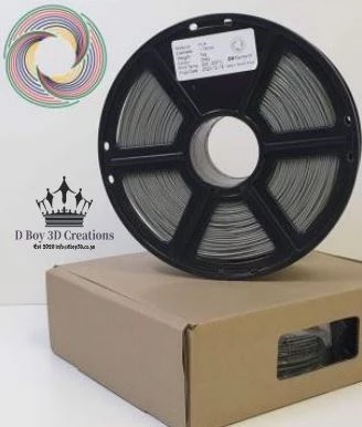 SA -Filament-Grey -PLA 1.75mm-1kg-SKU-SAFGRYPLA175 -dboy3d.co.za-filament-and-printers.Order Online SA Filament Grey PLA. 3D Printing specialist and filament supplier in South Africa. Nationwide Delivery. DBoy3D
