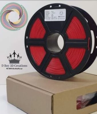 SA -Filament-Red -PLA 1.75mm-1kg-SKU-SAFREDPLA175 -dboy3d.co.za-filament-and-printers.Order Online SA Filament Red PLA. 3D Printing specialist and filament supplier in South Africa. Nationwide Delivery. DBoy3D