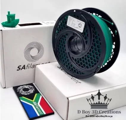 SA -Filament-Translucent Green -PLA 1.75mm-1kg-SKU-SAFTRGRNPLA175 -dboy3d.co.za-filament-and-printers.Order Online SA Filament Translucent Green PLA. 3D Printing specialist and filament supplier in South Africa. Nationwide Delivery. DBoy3D