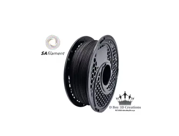 SAF -Black -SBS 1.75mm-1kg-SKU-SAFBLKSBS175 -dboy3d.co.za-filament-and-printers. Order Online SAF Black SBS 3D Printing specialist and filament supplier in South Africa. Nationwide Delivery. DBoy3D